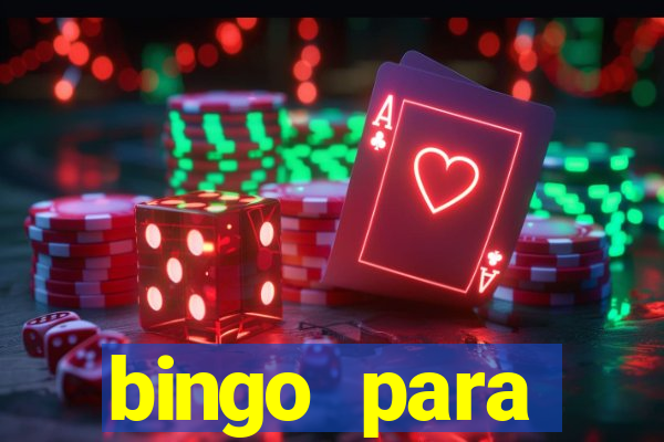 bingo para despedida de solteira para imprimir